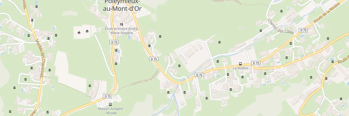 Plan du 324 Rte de la Rivière à Poleymieux-au-Mont-d’Or