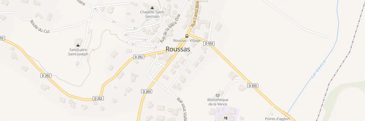 Plan du 5 Lot Les Roussettes à Roussas