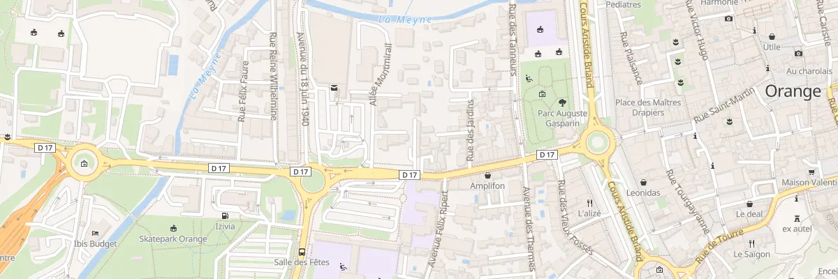 Plan du 180 Av Charles de Gaulle à Orange