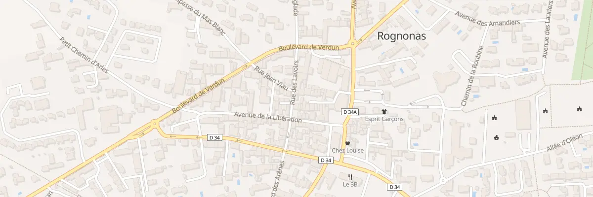 Plan du 8 Rue des Lavoirs à Rognonas