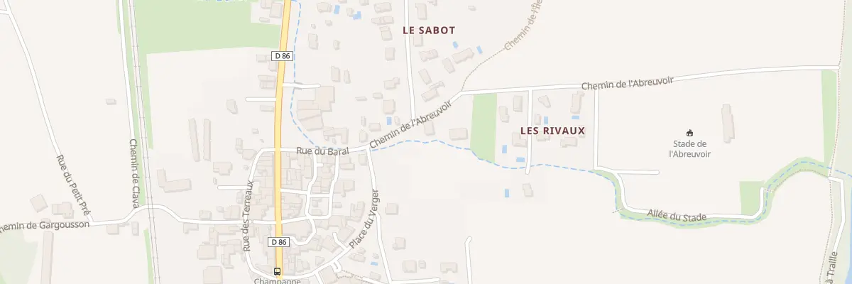 Plan du 5002 Le Village à Champagne