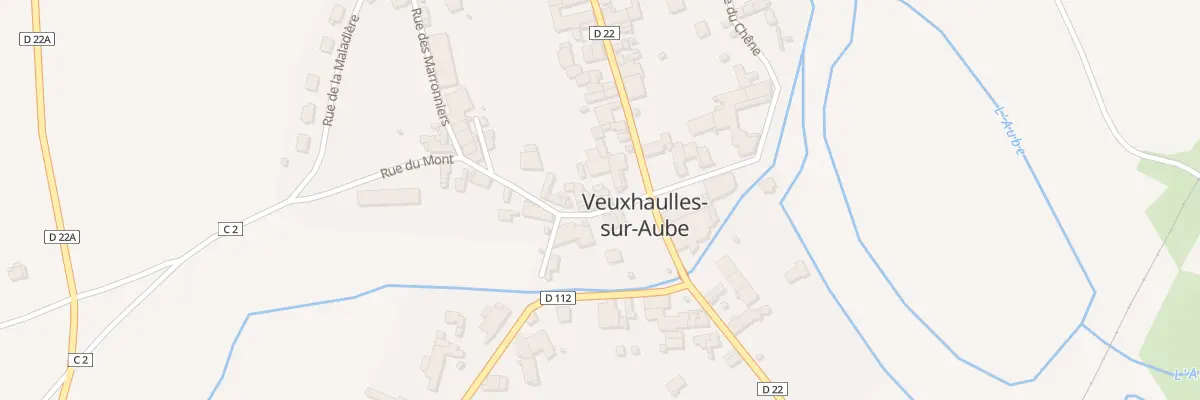 Plan du 4 Rue du Mont à Veuxhaulles-sur-Aube