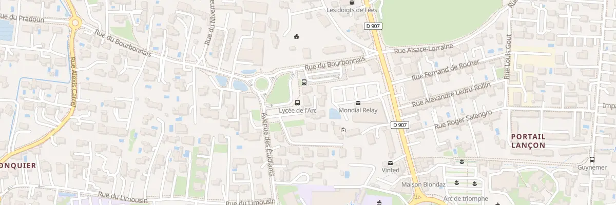 Plan du 9002F Av des Étudiants à Orange