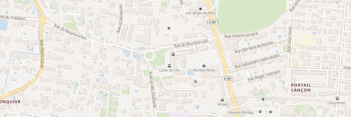 Plan du 9005F Av des Étudiants à Orange