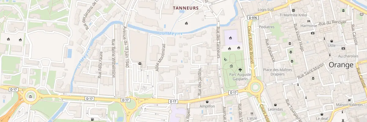 Plan du 9006 Rue de Gasparin à Orange