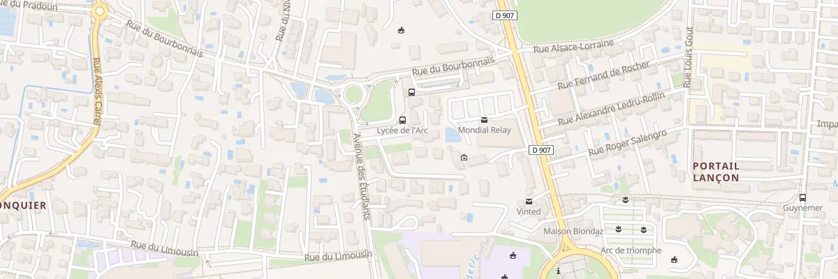 Plan du 9000F Av des Étudiants à Orange
