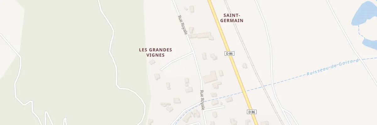 Plan du 681 Rue Royale à Vion