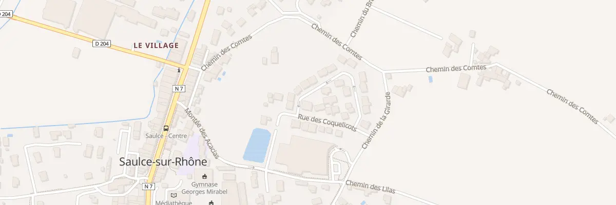 Plan du 165 Rue des Bleuets à Saulce-sur-Rhône