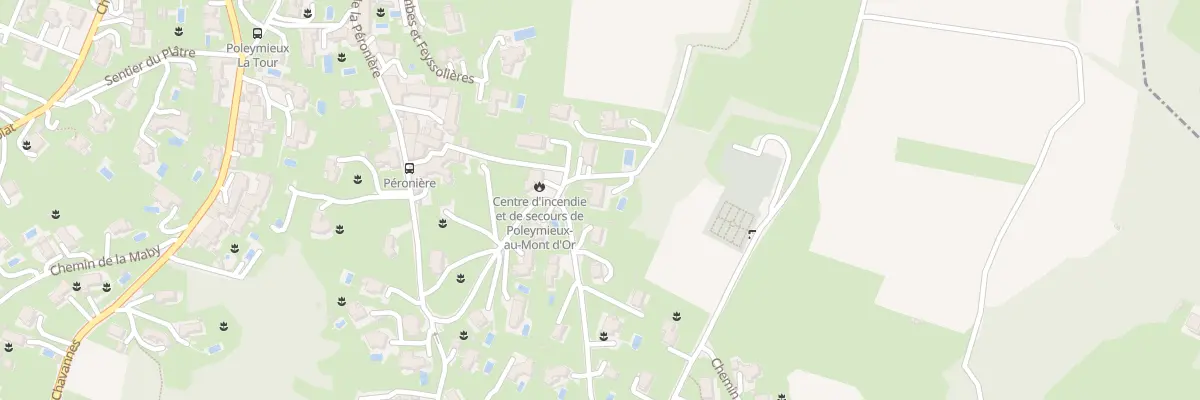 Plan du 70 Che des Ollages à Poleymieux-au-Mont-d’Or