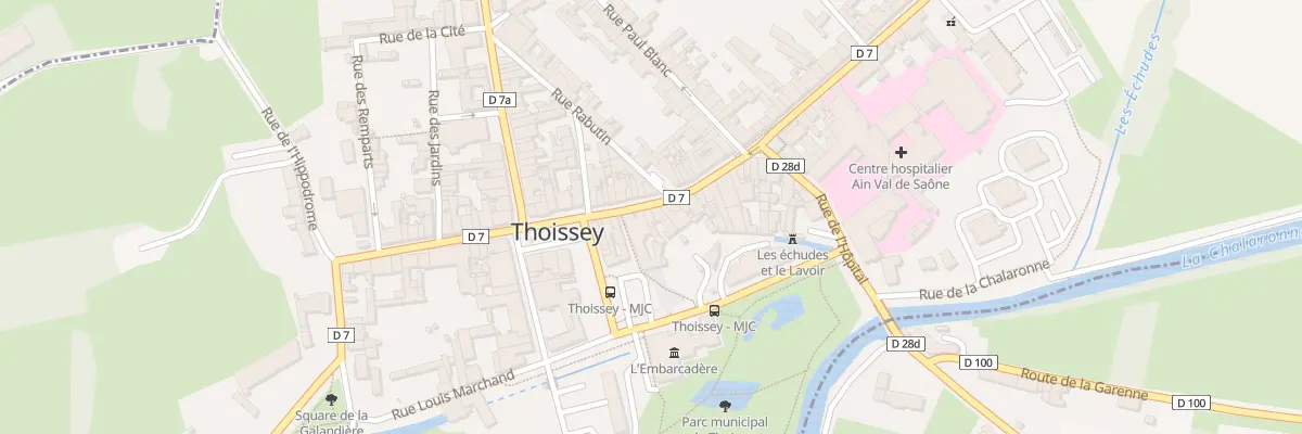 Plan du 16 Grande Rue à Thoissey