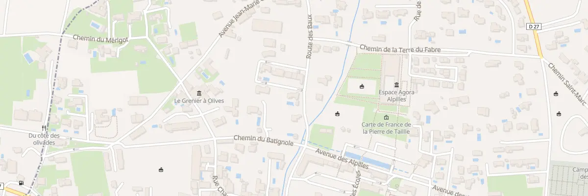 Plan du 10 Rue de la Mussargue à Maussane-les-Alpilles