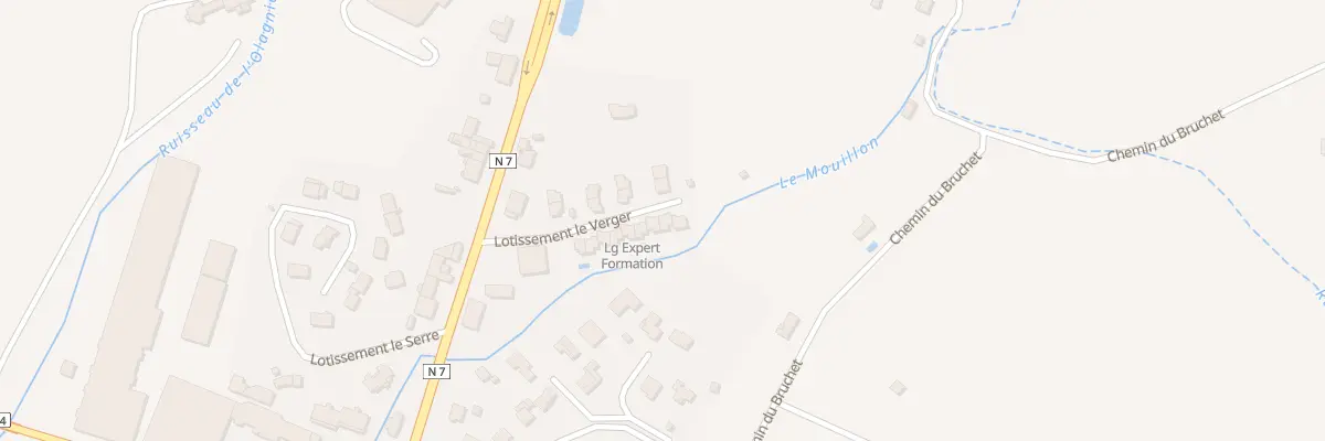 Plan du 18 Lot Le Verger à Saulce-sur-Rhône