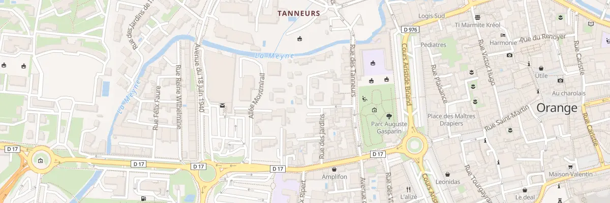 Plan du 9004 Rue de Gasparin à Orange