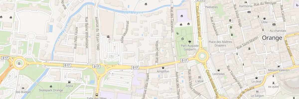 Plan du 30 Rue des Jardins à Orange