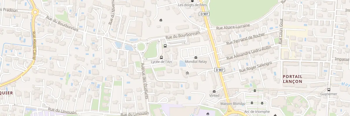 Plan du 9003F Av des Étudiants à Orange