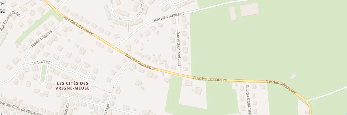 Plan du 3 Rue Arthur Rimbaud à Nouvion-sur-Meuse