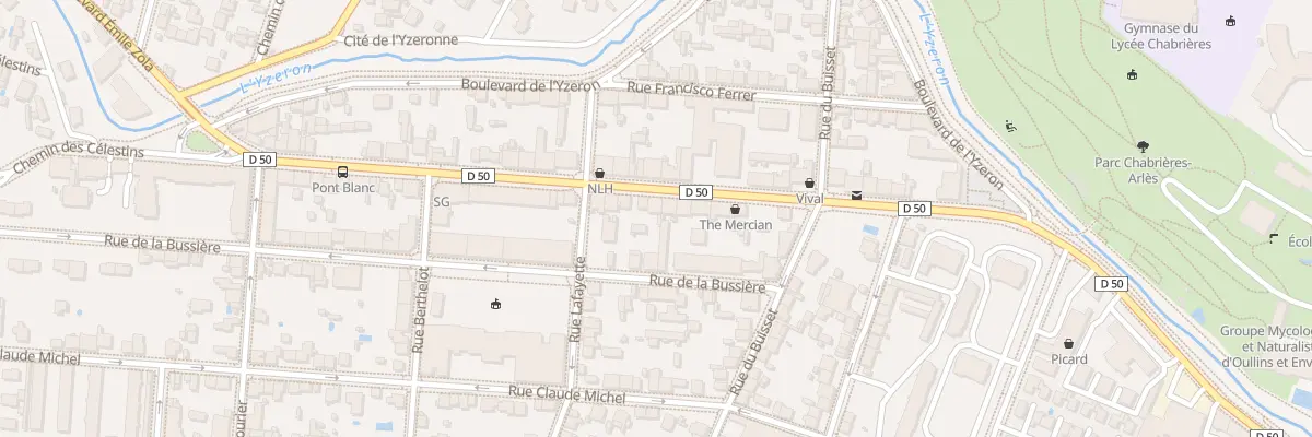 Plan du 85 Bd Emile Zola à Oullins-Pierre-Bénite