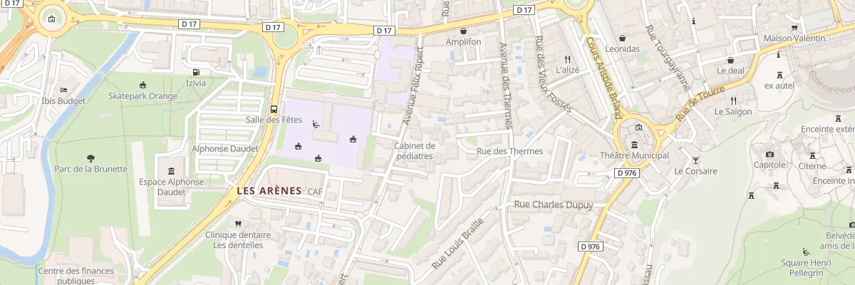 Plan du 9008 Av Félix Ripert à Orange