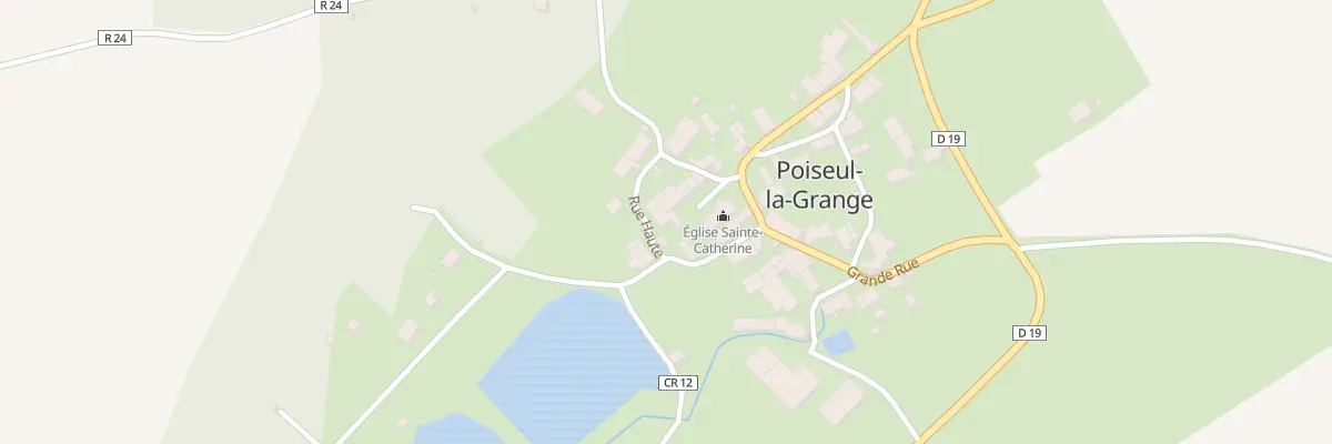 Plan du 9004 Rue Haute à Poiseul-la-Grange