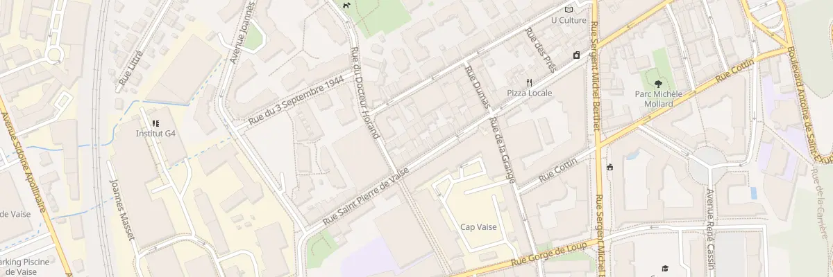 Plan du 76 Rue Saint Pierre de Vaise à Lyon 9e Arrondissement