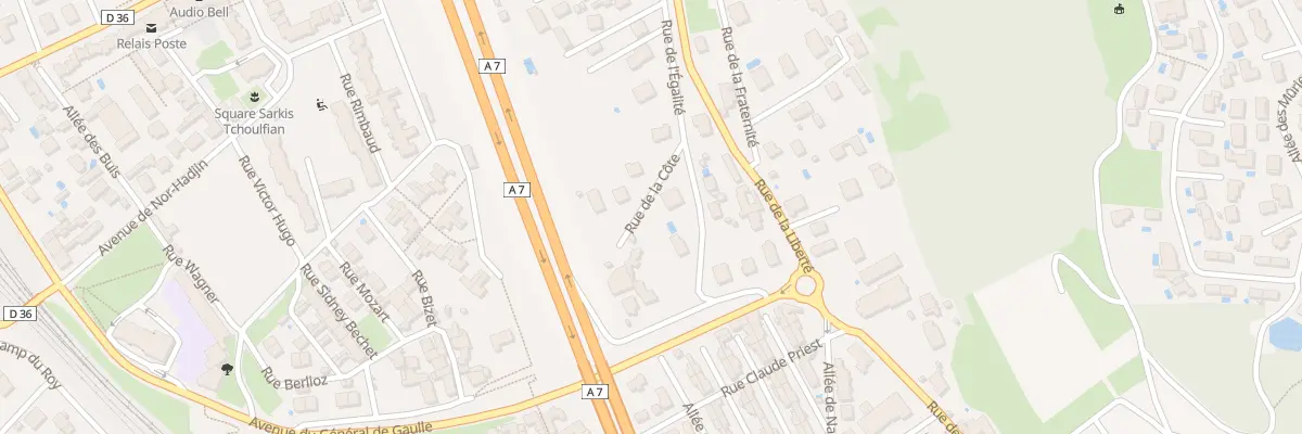 Plan du 51 Rue de la Côte à Chasse-sur-Rhône