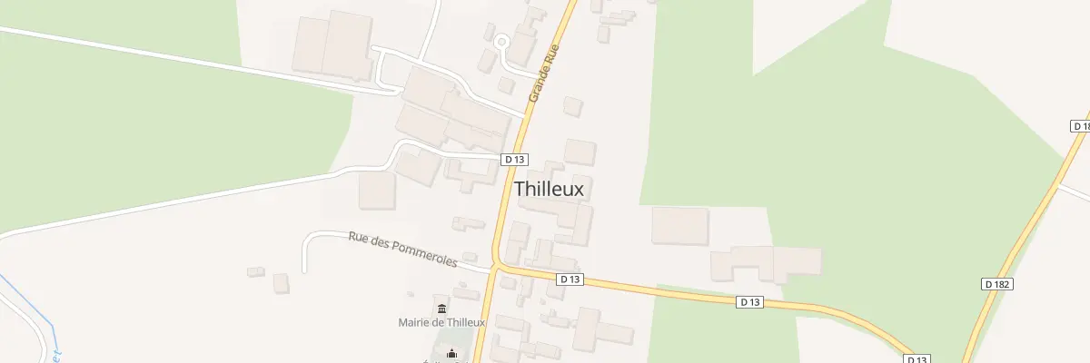 Plan du 2 Gr Grande Rue à Thilleux