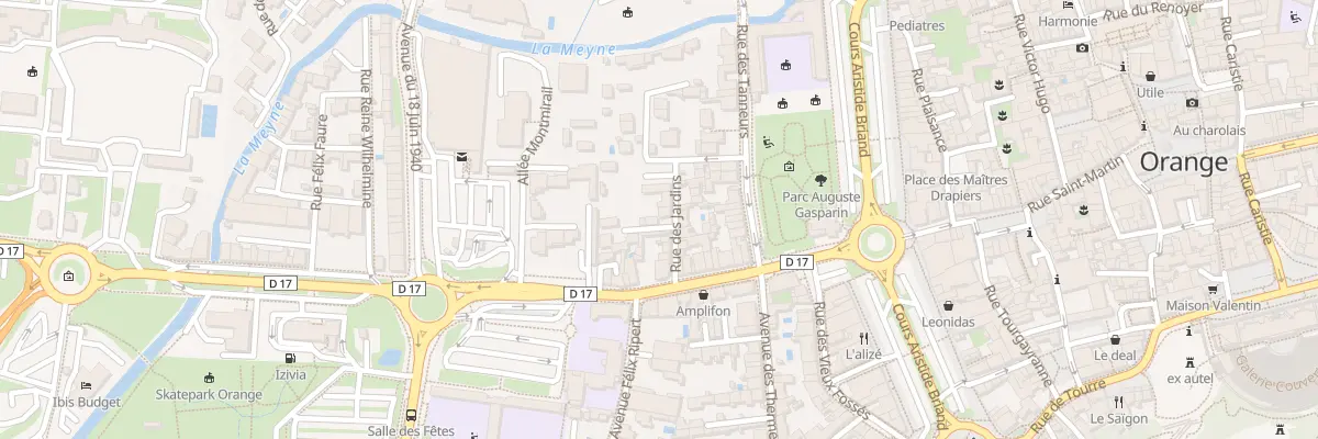 Plan du 48 Rue des Jardins à Orange