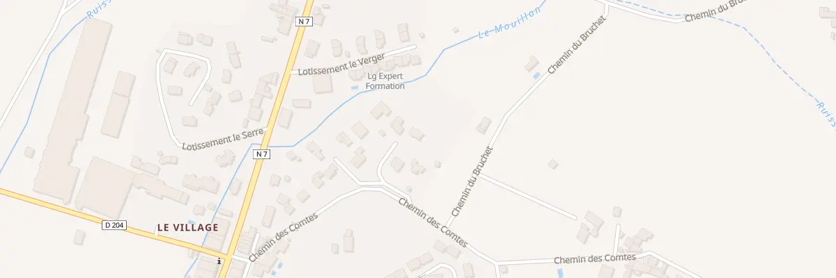 Plan du 9001 Che des Comtes à Saulce-sur-Rhône