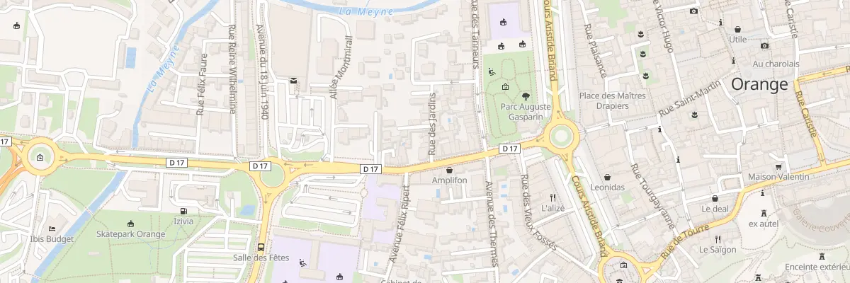 Plan du 70 Rue des Jardins à Orange