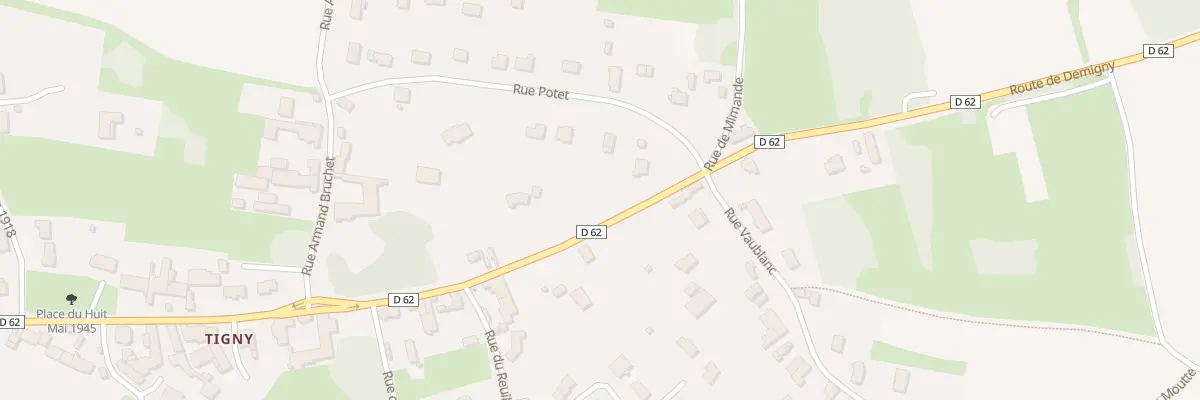 Plan du 14 Rue Potet à Chaudenay
