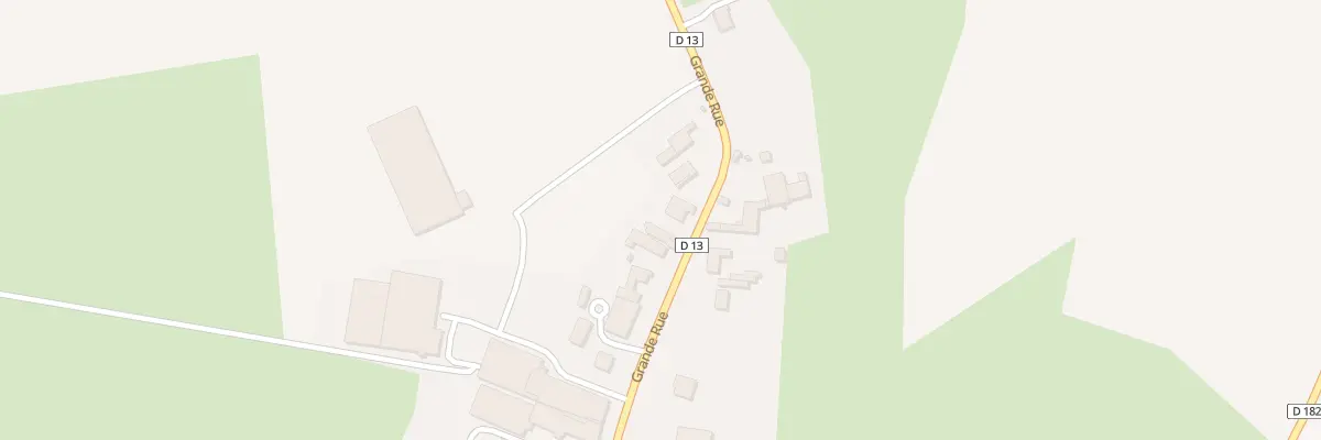Plan du 11 Gr Grande Rue à Thilleux