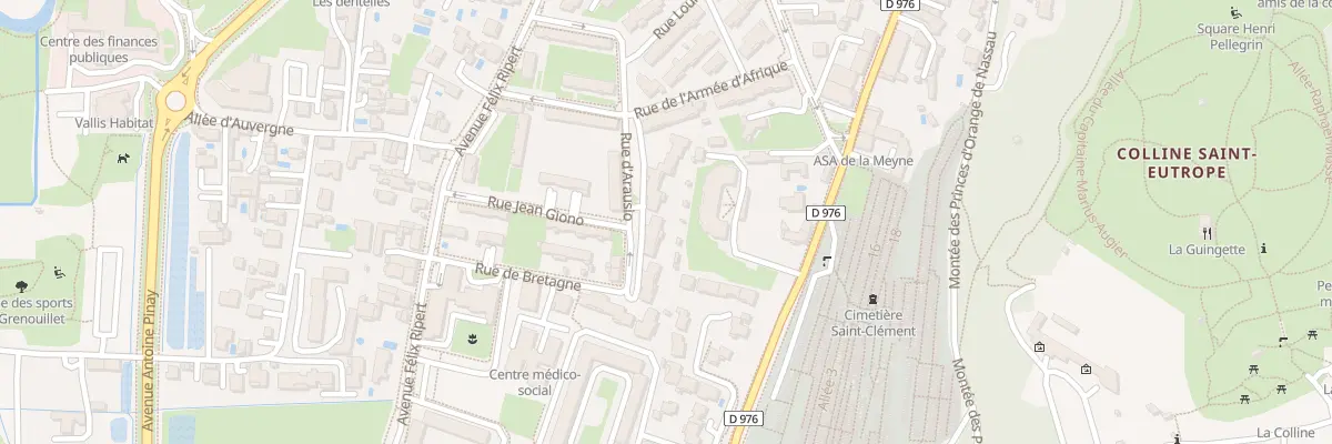 Plan du 42 Rue de Bretagne à Orange