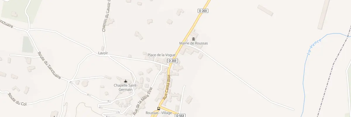 Plan du 5075 Le Village à Roussas