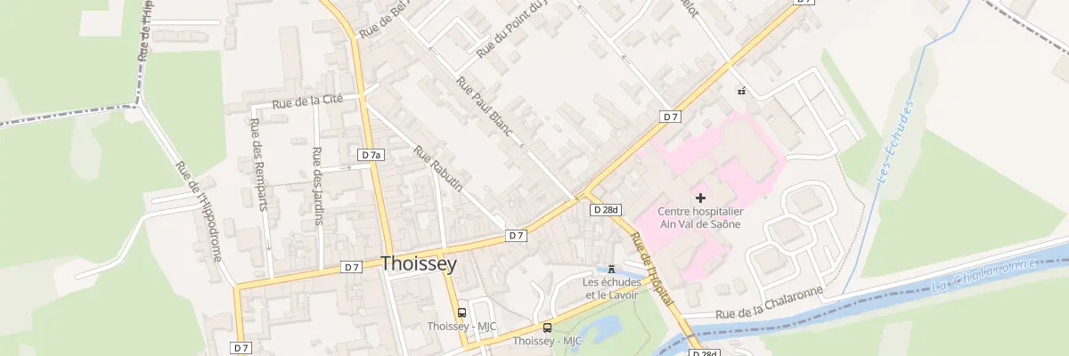 Plan du 11 Rue Paul Blanc à Thoissey