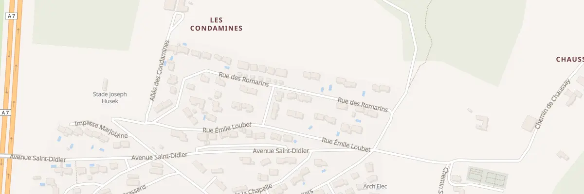 Plan du 18 Rue Romarin aux Tourrettes