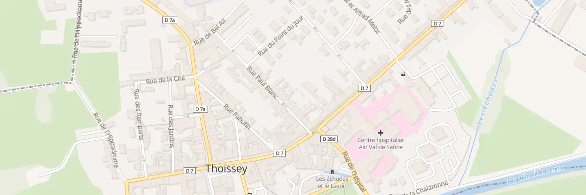 Plan du 12 Rue Paul Blanc à Thoissey