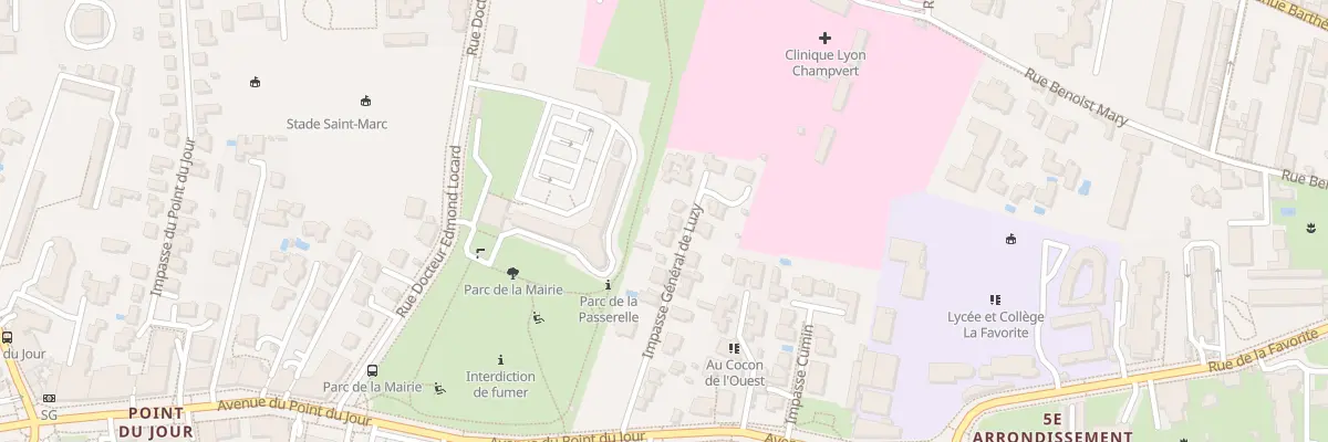 Plan du 9 Imp Général de Luzy à Lyon 5e Arrondissement
