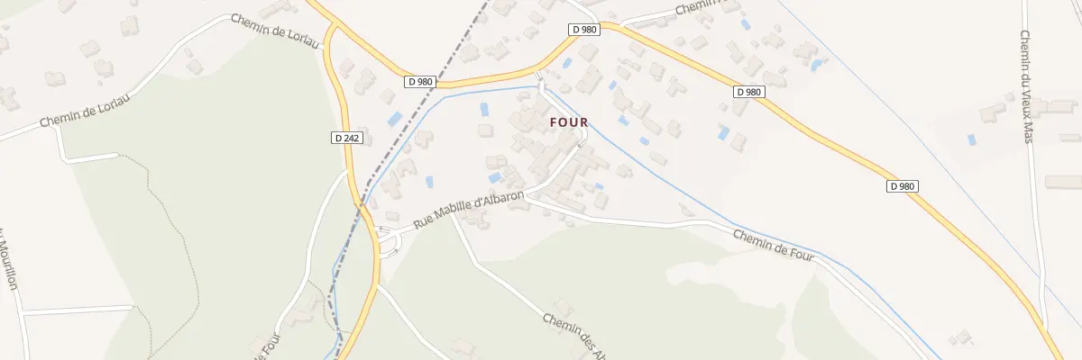 Plan du 2 Imp Mabille d’Albaron à Sauveterre