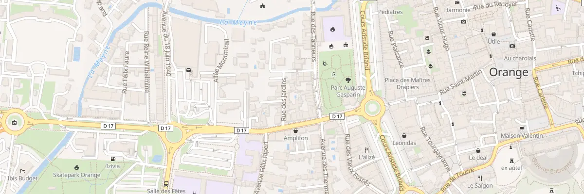 Plan du 53 Rue des Jardins à Orange