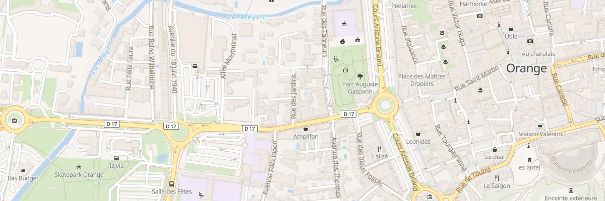 Plan du 61 Rue des Jardins à Orange