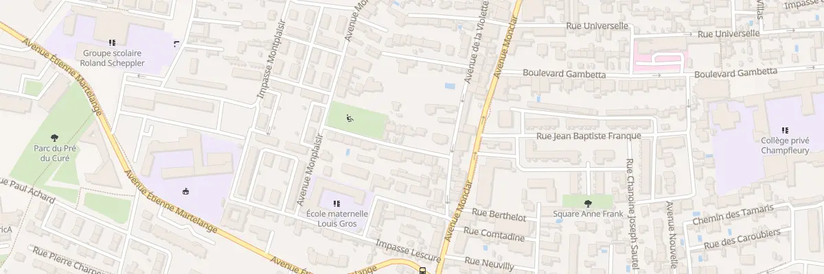 Plan du 4B Av Louis Guignard à Avignon