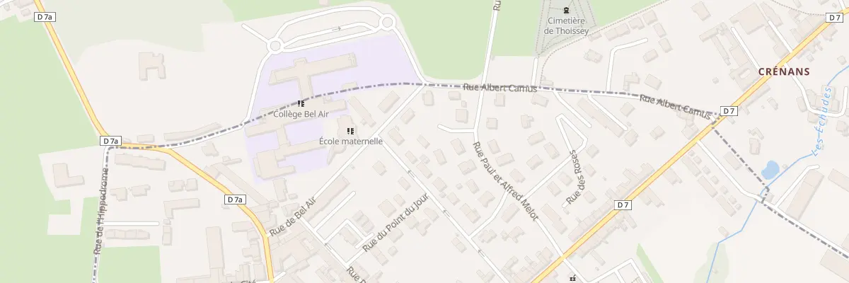 Plan du 4 Imp des Capucines à Thoissey