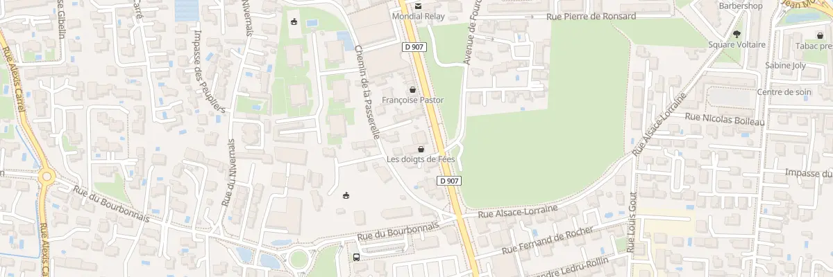 Plan du 401 Av de Lattre de Tassigny à Orange