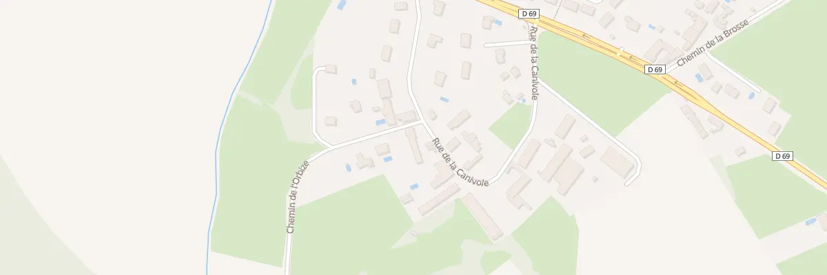 Plan du 10 Rue de la Canivolle à Châtenoy-le-Royal