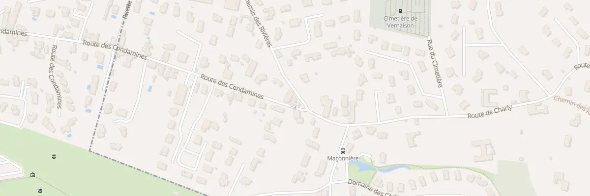 Plan du 621 Rte des Condamines à Vernaison