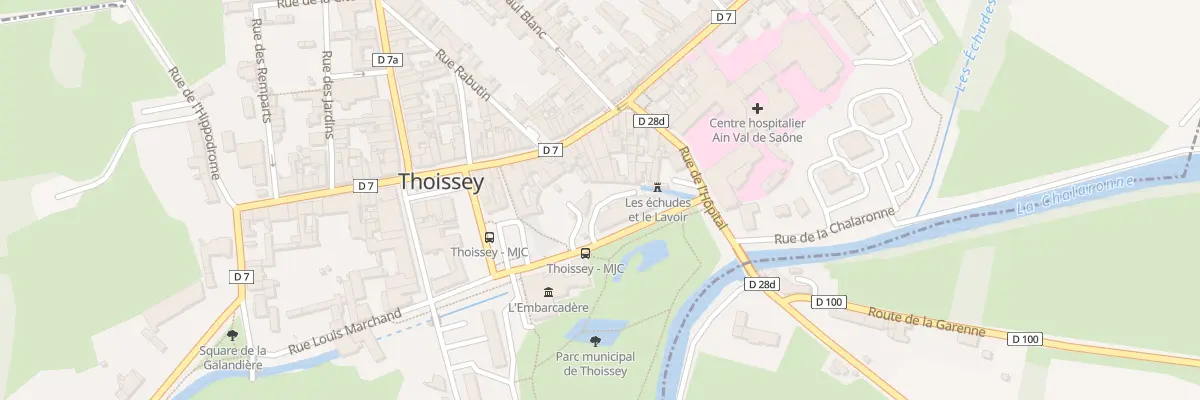 Plan du 5 Rue de la Grande Mademoiselle à Thoissey