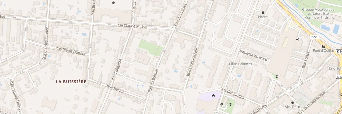 Plan du 59 Rue du Buisset à Oullins-Pierre-Bénite