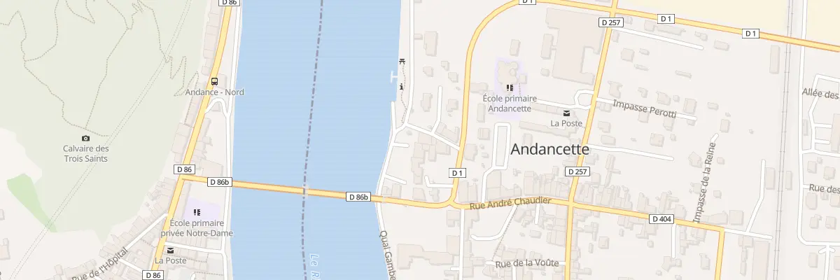 Plan du 5058 Le Village à Andancette