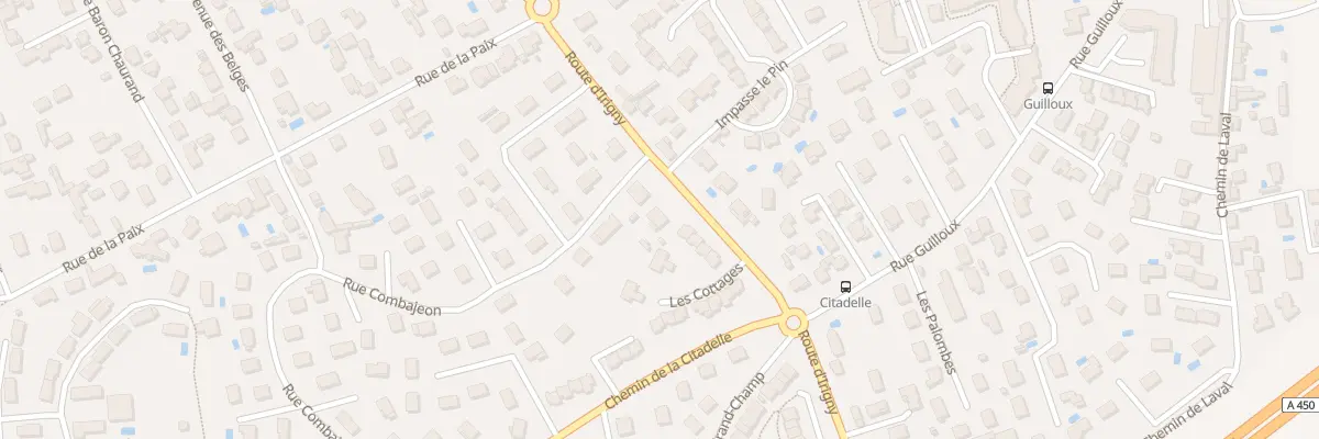 Plan du 64 Route d’Irigny à Saint-Genis-Laval