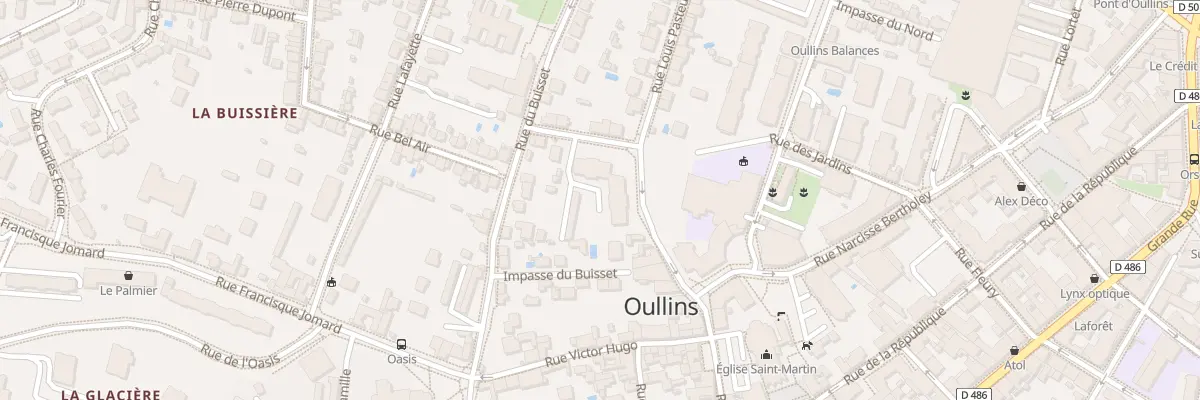 Plan du 12 Rue de la Sarrazine à Oullins-Pierre-Bénite
